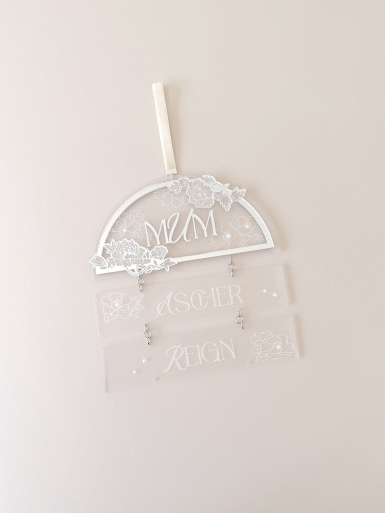Mother's Day - Flower Family Plaque