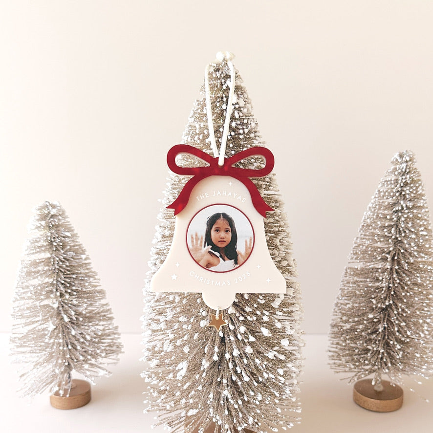 Christmas Photo Ornament - Bell