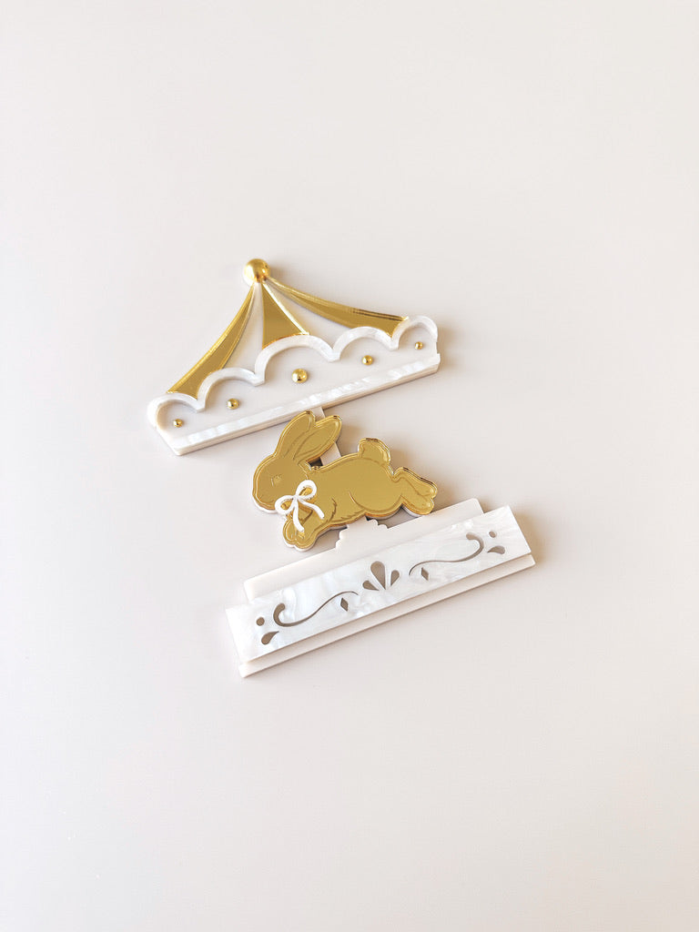 Easter Village - Rabbit Carousel