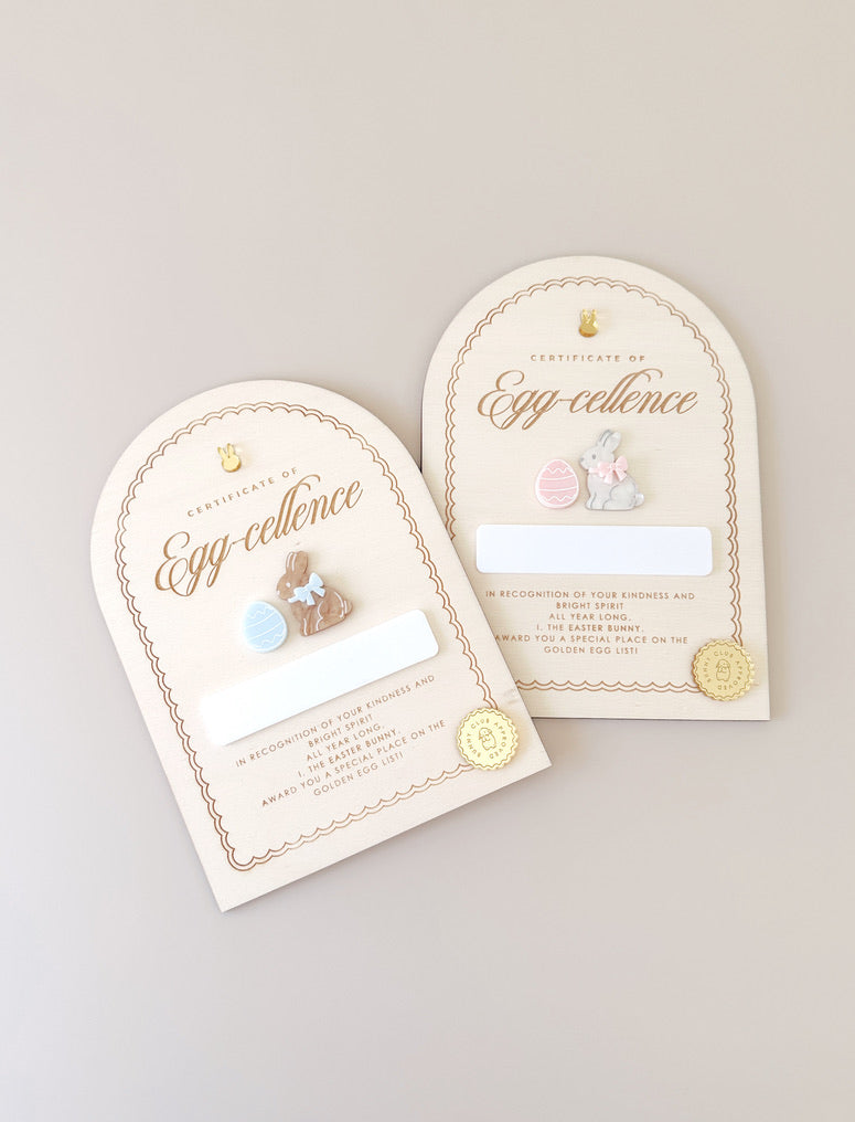 Easter Certificate - Classic Bunny