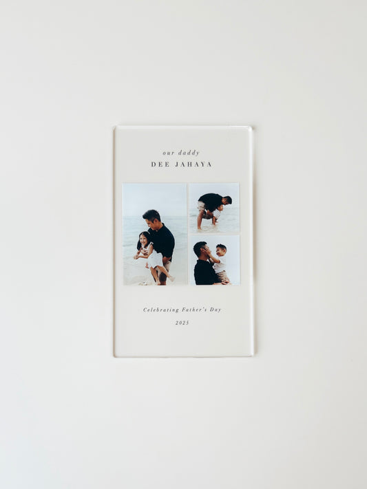 Mini Photo Plaque - Father's Day - Collage