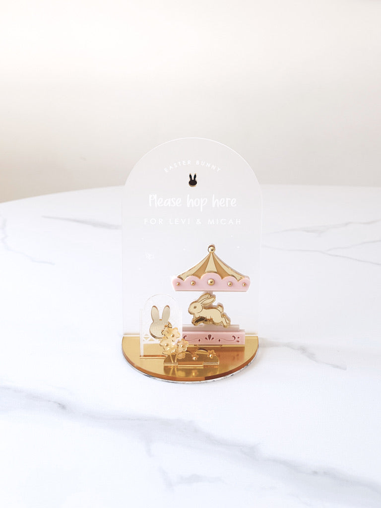 Easter Scene - Mini Bunny Carnival