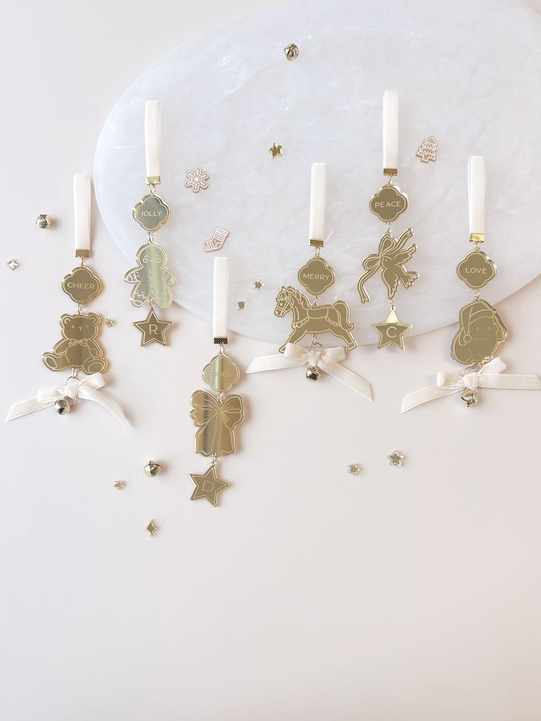 Christmas Charm Ornament - Assorted