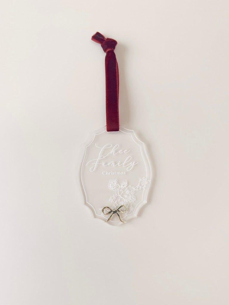 Christmas Ornament - Clear Classic