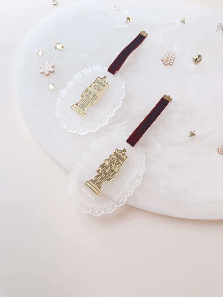 Christmas Ornament - Frosted Nutcracker