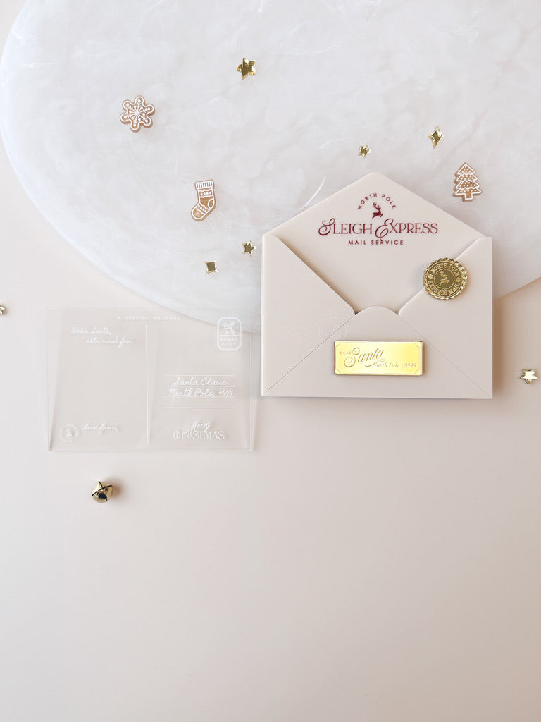 Christmas Envelope - Santa Mail Magnet