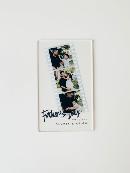 Mini Photo Plaque - Father's Day - Film Roll