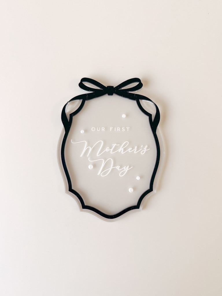 Mother's Day - Classic Bow Plaque