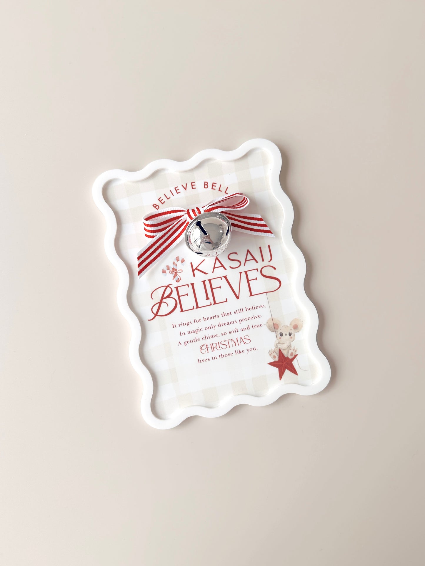 Scallop Plaque - Believe Bell