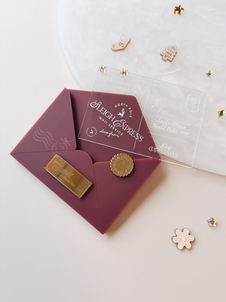 Christmas Envelope - Santa Mail Magnet