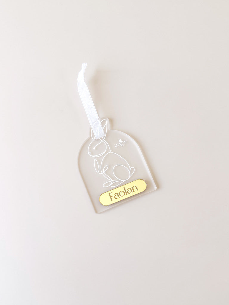 In Memory of You Hanging Ornament - Easter Rabbit