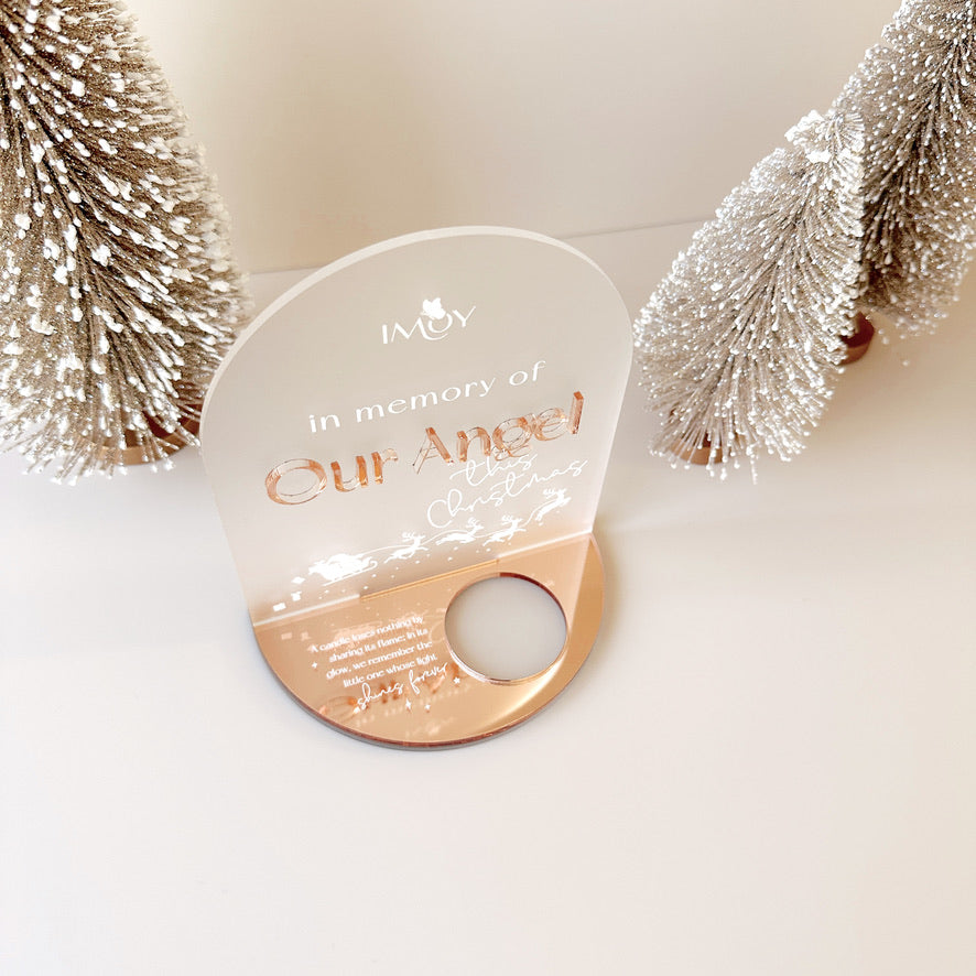 Christmas Memorial Plaque - IMOY Arch