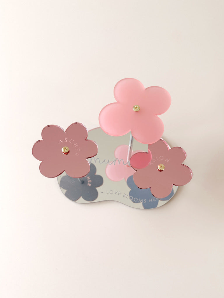 Mother's Day - Flower Mirror Standing Decor