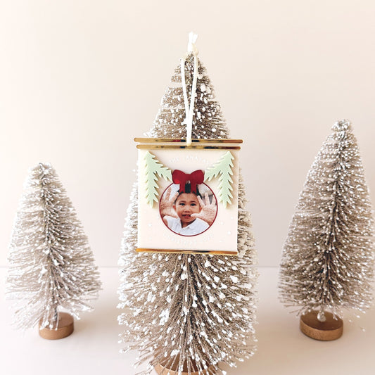 Christmas Photo Ornament - Mantle