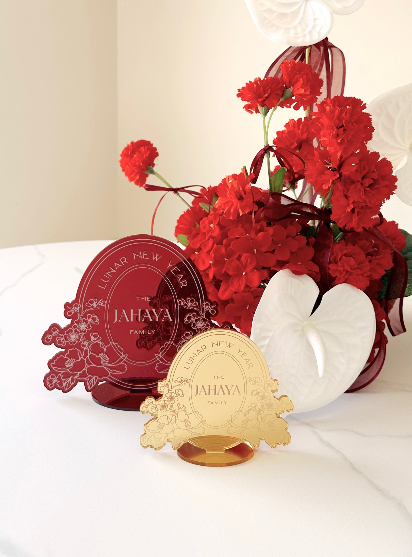 Lunar New Year - Floral Plaque