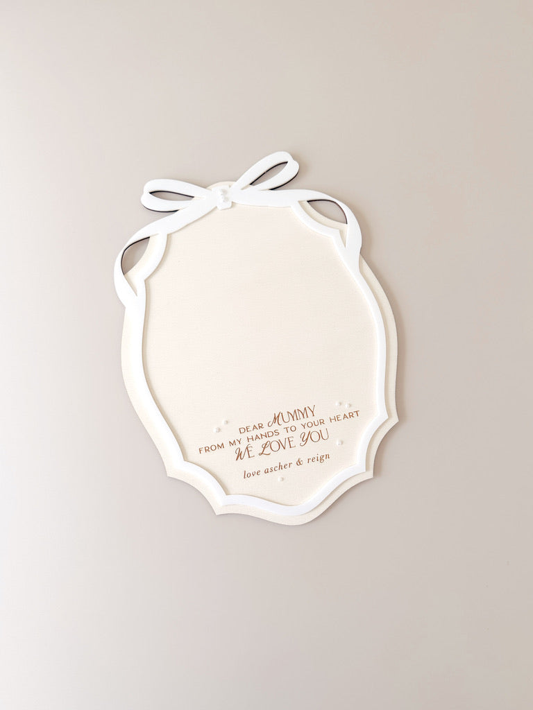 Mother's Day - Handprint Plaque