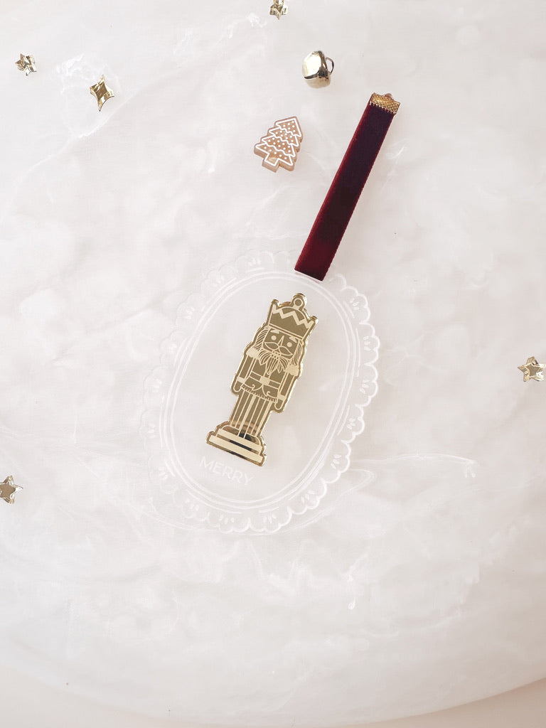 Christmas Ornament - Frosted Nutcracker