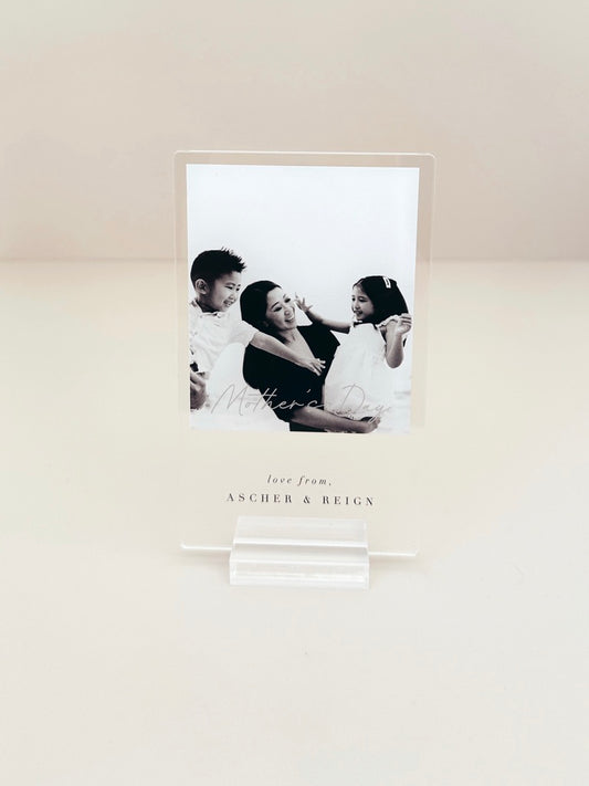 Mini Photo Plaque - Mother's Day - Polaroid