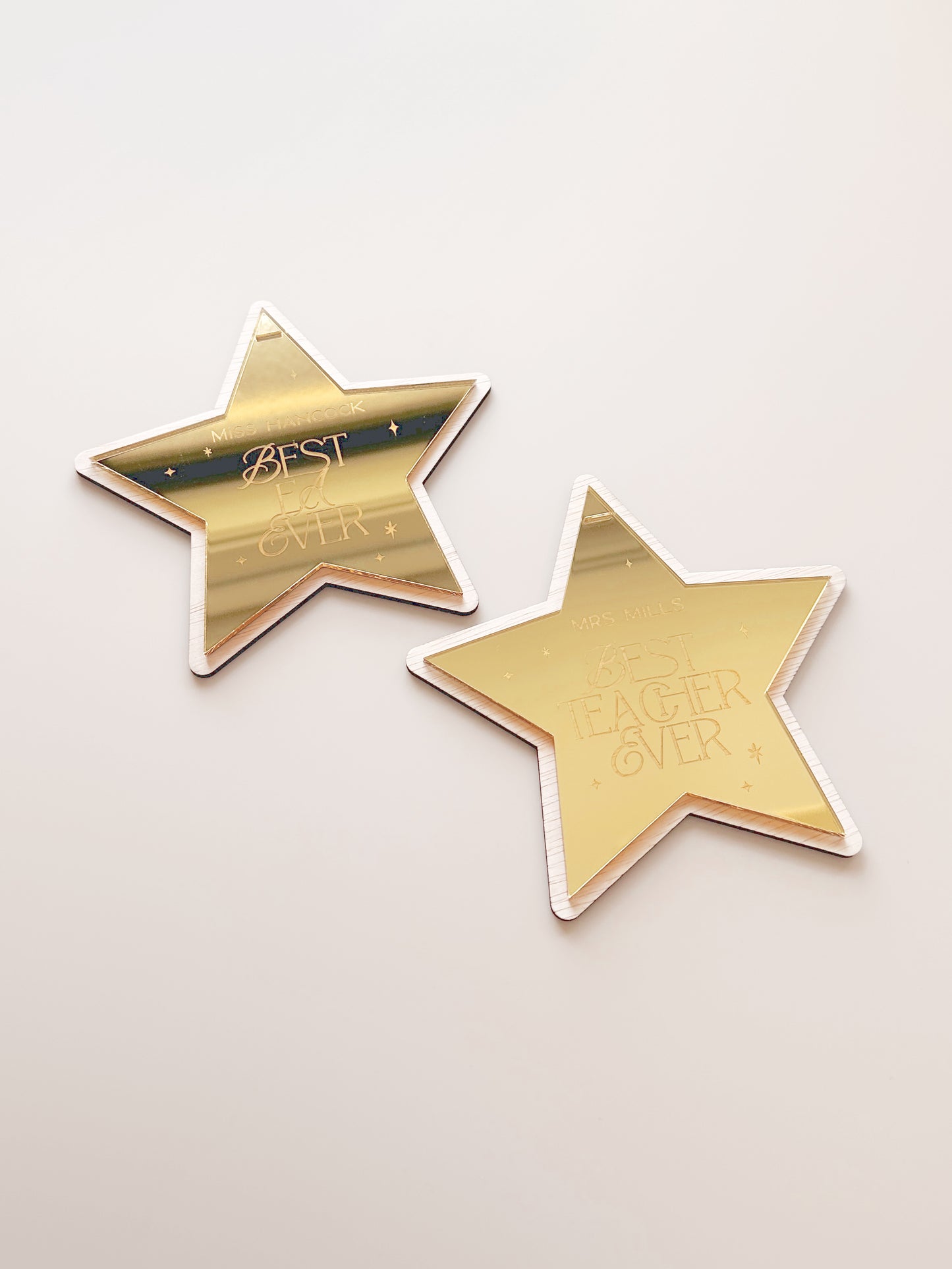 Medium Star Ornament - Teacher's Gift
