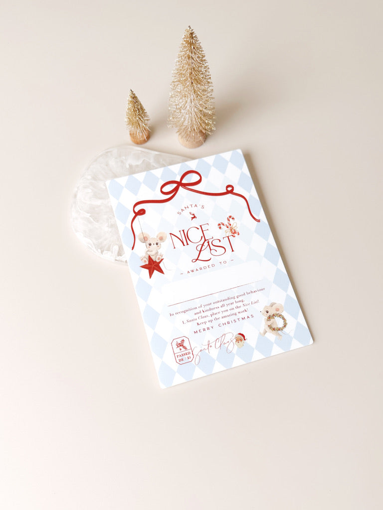 Nice List Certificate - Whimsy