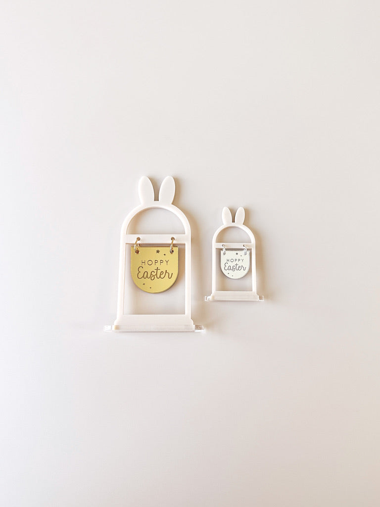 Easter Village - Swing Sign Bunny