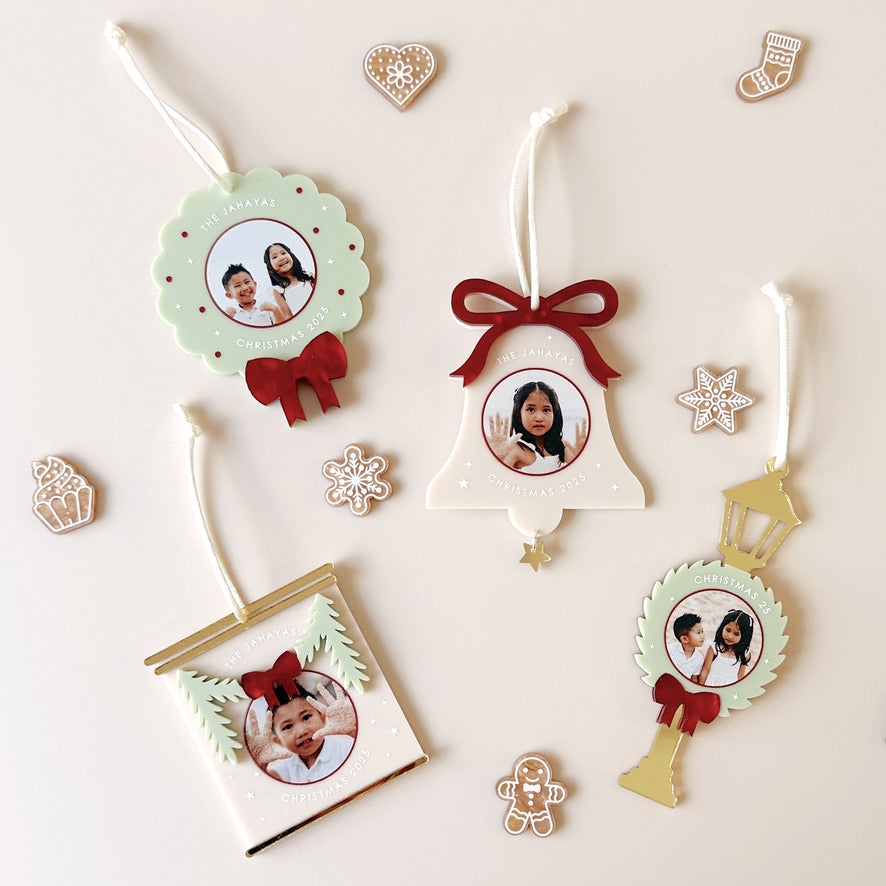 Christmas Photo Ornament - Bell