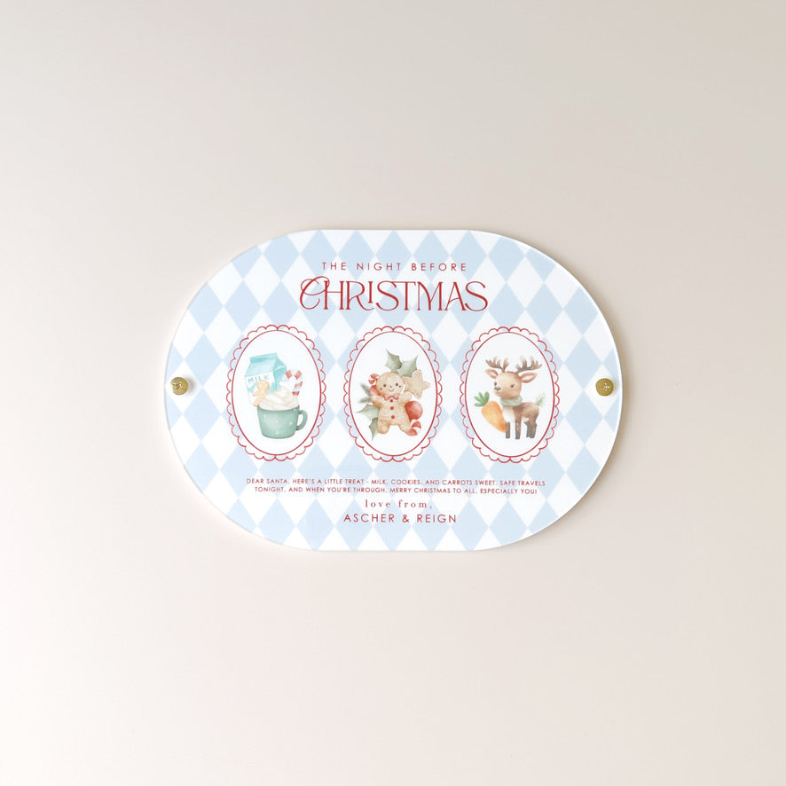 Santa Board - Oval Night Before