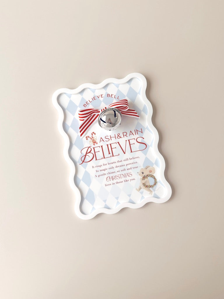 Scallop Plaque - Believe Bell