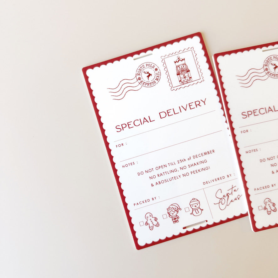 Gift Tag - Santa Delivery Label