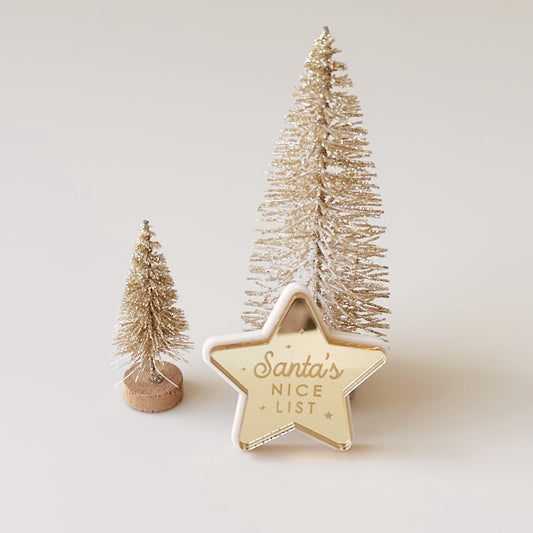 Santa's Nice List Badge - Star