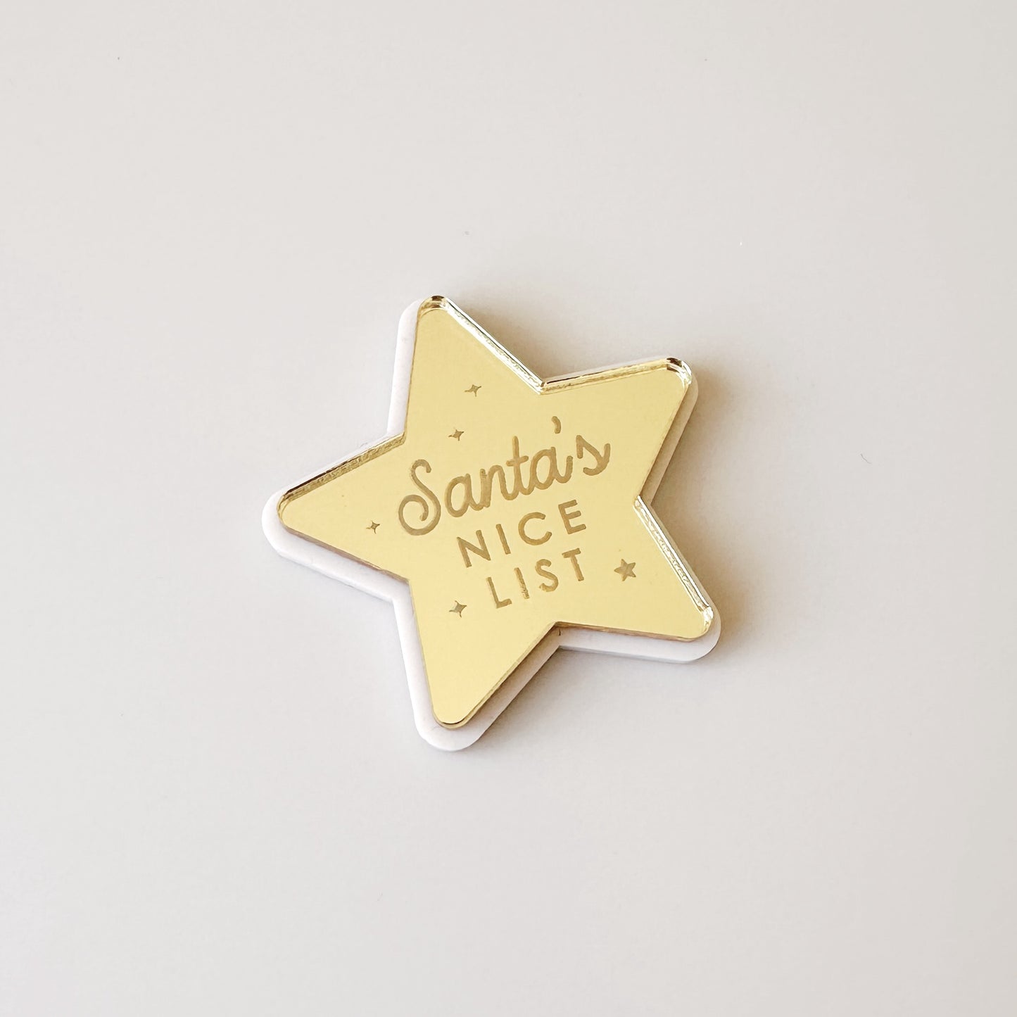 Santa's Nice List Badge - Star