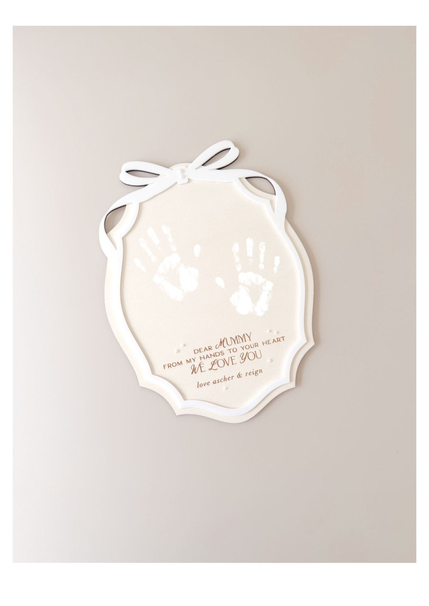 Mother's Day - Handprint Plaque
